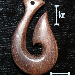 Hei Matau Pendant (wood)