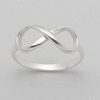 Infinity Ring in Sterling