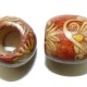 Red Flower Bamboo bead