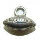 Small Football Pewter Charm