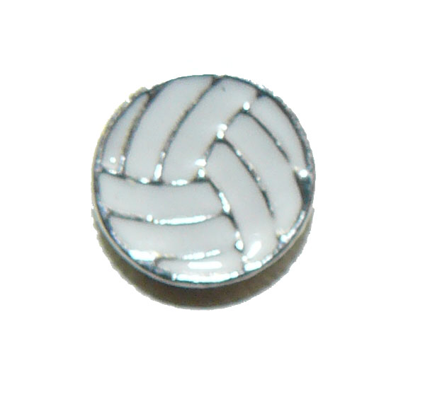 Floating Locket Charm Volleyball