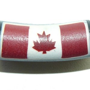 Fimo Bead Canada Flag