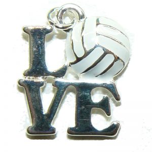 Love Volleyball – Metal Charm