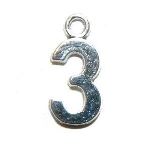 Variation #2789 of Silver Number Charm