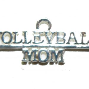 Volleyball Mom – Metal Charm
