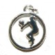 Volleyball player in Circle Charm