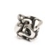 Letter Bead B, Silver