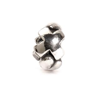 Letter Bead X, Silver