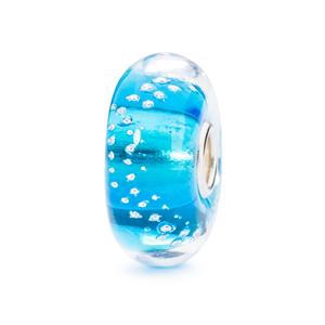 Silver Trace Bead, Turquoise
