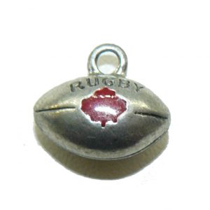 Canada Rugby Ball – Pewter Charm