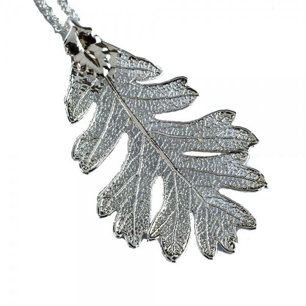 Oak Leaf In Silver Real Pendant Beaden Canada S Trollbead Kameleon And Craft Bead - Silver Oak Leaf Pendant Oak Leaf In Silver Real Pendant Beaden Canada S Trollbead Kameleon And Craft Bead - Silver Oak Leaf Pendant
