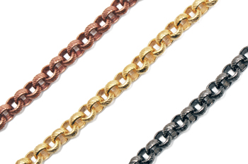 Textured Rolo Chain 5mm ch-834