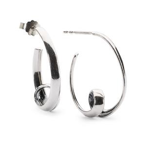 Trollbeads – Big Neverending Earrings, Silver – TAGEA-00064