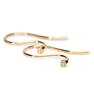 Trollbeads – Earring Hooks, Gold/Brilliant – 30601