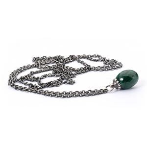 Trollbeads – Fantasy Necklace with Malachite, 70 cm, 27.6 inch – TAGFA-00035