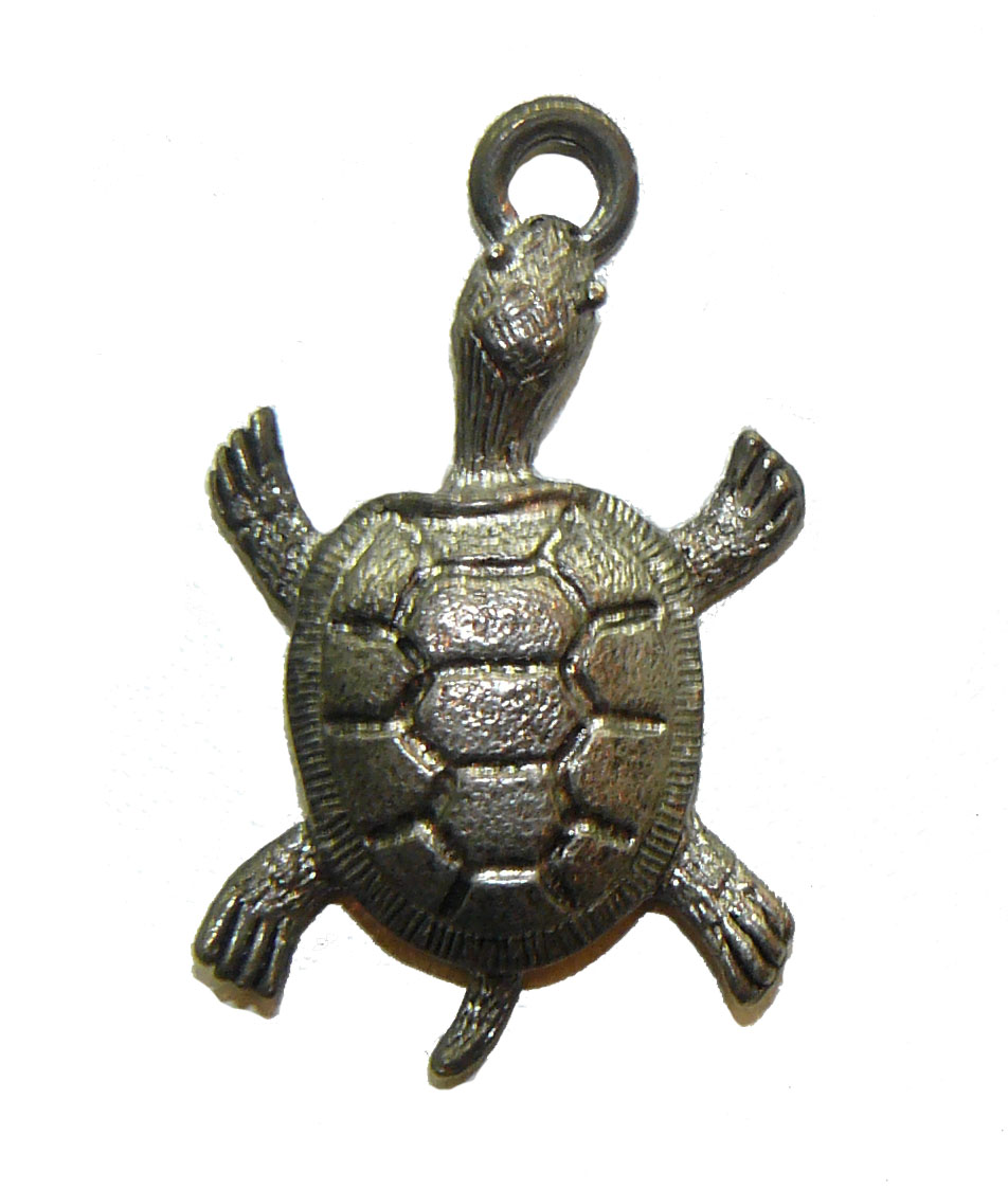 Large Turtle - Pewter Charm