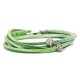 Leather Bracelet, Green