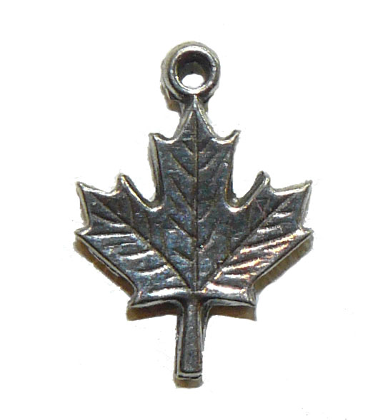 Maple Leaf Small Metal Charm