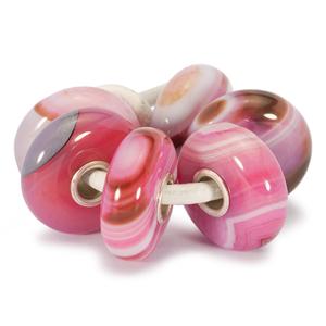 Trollbeads – Pink Striped Agate Kit – 80604