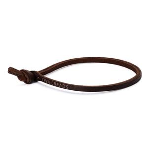 Trollbeads – Single Leather Bracelet, Brown – L5202