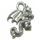 Small Winged Pewter Charm