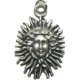 Sunny Face Pewter Charm