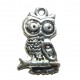 Wide Eyed Owl Metal Charm