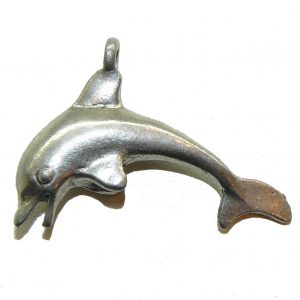 Large Dolphin – Pewter Charm