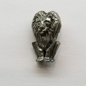 Sitting Lion Bead – Pewter Charm