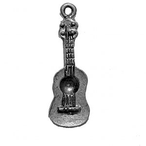 Acoustic Guitar – Pewter Charm