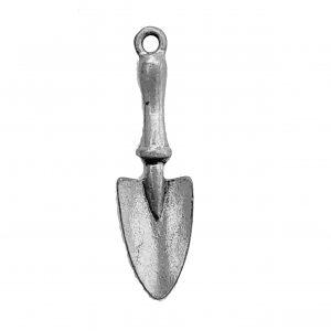 Hand Spade Tool – Pewter Charm