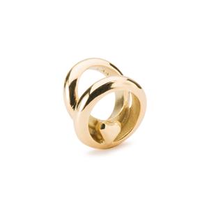 Trollbeads – Love Rings, Gold – TAUBE-00122