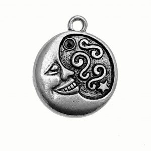 Smilely Moon – Pewter Charm