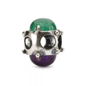 Trollbeads – Purple & Green Halo Bead – TAGBE-00284