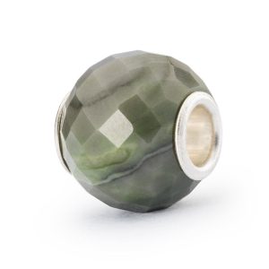 Trollbeads –  Round Green Calcite Facet Bead – TSTBE-00035