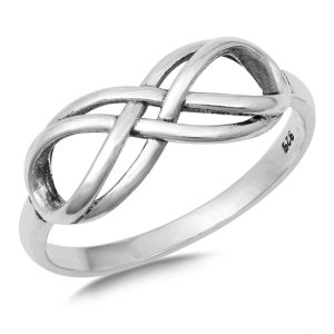 Sterling Ring – Double Infinity – Size7