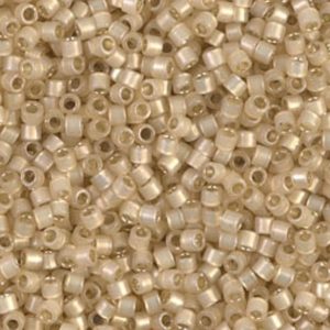 Miyuki Delica Bead – Silverlined Light Honey Opal – Size 11/0 – DB-1458 – 10 Gram Bag