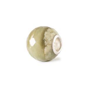 Trollbeads – Round Green Yellow Calcite Facet – TSTBE-00047